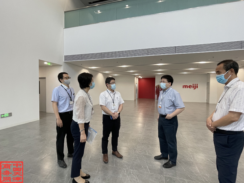 市重點外資項目專班赴明治乳業和電裝電子調研服務(圖1)